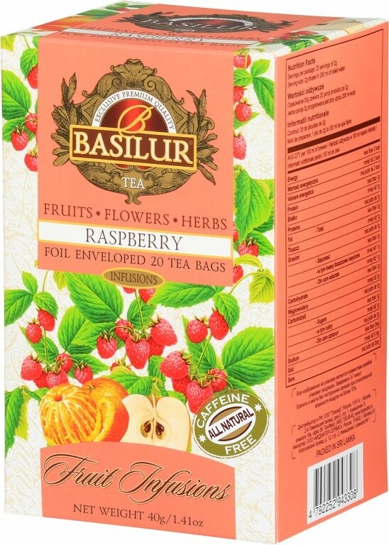 Basilur Fruit Raspberry 25 x 2 g