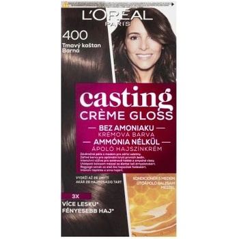 L'Oréal Casting Creme Gloss боя за коса всички типове коси боядисана коса 48 ml нюанс 400 Dark Brown за жени