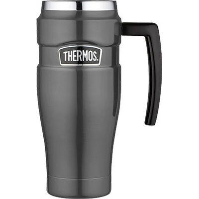 Thermos Style с дръжка Цвят: сив