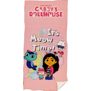 Carbotex plážová osuška 140 x 70 cm Gabi Mačací domček