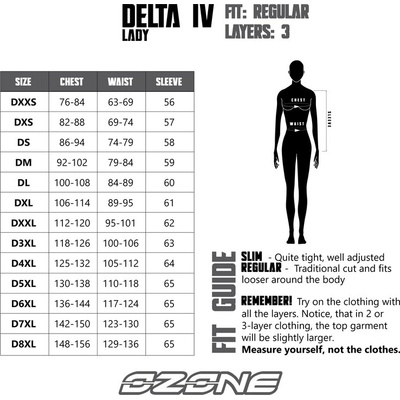 Ozone Delta IV Lady čierna