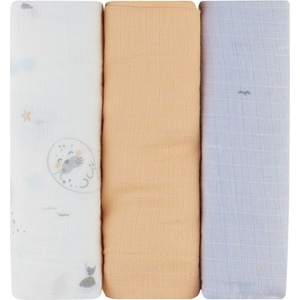 KikkaBoo Муселинови пелени KikkaBoo - Seally Me, 75 х 75 cm, 3 броя (31103010099) - ozone