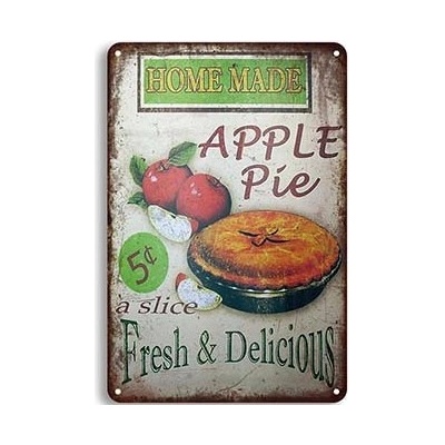 Ceduľa Apple Pie Home Made