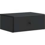 vidaXL Спален шкаф с монтаж на стена Черно 49 x 34, 5 x 20 см (899127)