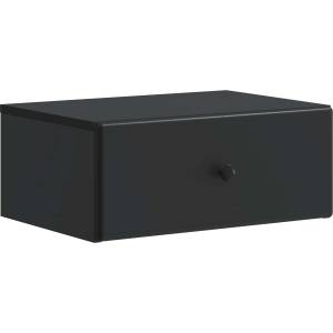 vidaXL Спален шкаф с монтаж на стена Черно 49 x 34, 5 x 20 см (899127)