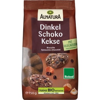 Alnatura Био бисквити от спелта и шоколад - 150 г