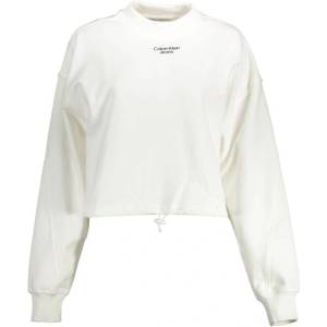 Calvin Klein Дамски суитшърт без цип calvin klein, Цвят Бяло (j20j218174_bianco_yaf)