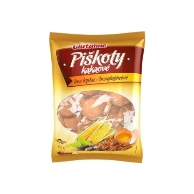 Glutaline Druid Piškoty kakaové bez lepku 120 g