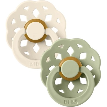 BIBS Залъгалки Bibs - Boheme, Ivory-Sage, 0-6 м, 2 броя (230101)