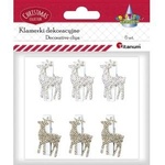 TITANUM Wooden buckles Reindeer 6pcs