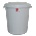 PLANET PLANET-Кош за смет 50L СИВ Ø41.5xh45.5cm. (UP 104) (013317)