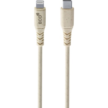 Become Кабел Become - Eco, USB-A/Lightning, 1.2 m, бял (USBDATAECOMFI1ME)