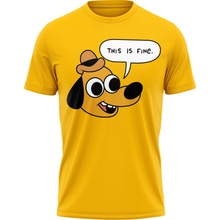 MemeMerch tričko This is fine Classic