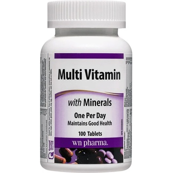Webber Naturals Multi Vitamin with Minerals, 100 таблетки, Webber Naturals (3141 WN)