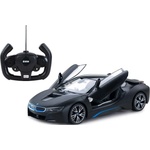 Rastar Детска играчка Rastar - Кола BMW i8, с отварящи се врати, Radio/C, 1: 14, черна (71010) - ozone