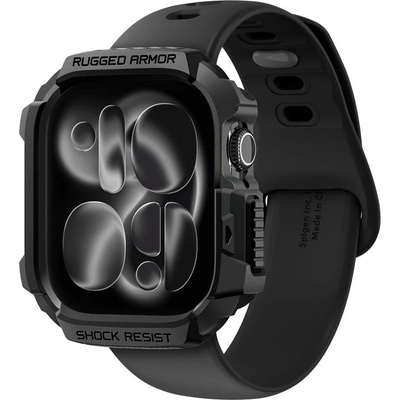 Spigen Удароустойчив TPU кейс за Apple Watch 46мм - Spigen Rugged Armor 2 Case (черен) (ACS10499)