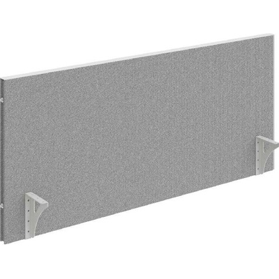 Office Pro Paraván Akustik na hranu 140 cm + 1 x SK - TPA H 1400 SK 1 šedá
