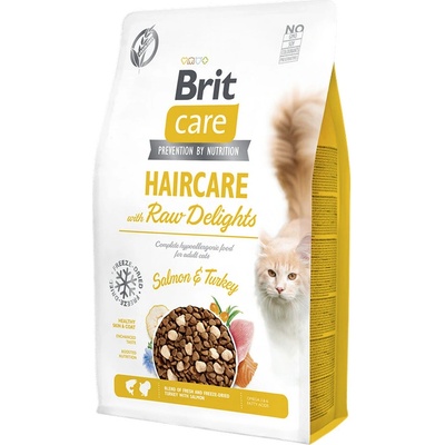Brit Care Cat Haircare with Raw Delights 2 kg