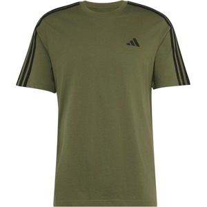 adidas Мъжка тениска adidas Essentials Single Jersey Left Chest Branded Tee T-shirt - Olive Four / Black - размер M (217-0476-0412)