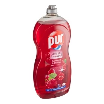 Pur Secret of World Raspberry & Red Currant Čistiaci prostriedok na ručné umývanie riadu 1200 ml