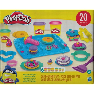 PLAY-DOH PLASTELÍNA PEKÁREŇOVÁ SADA F8118 20 DOPLNKOV + 6 TUB
