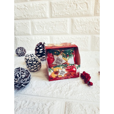 Коледна ароматна свещ в чаша Christmas spices (5070-5)