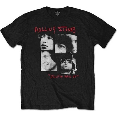 The Rolling Stones tričko Photo Exile čierne