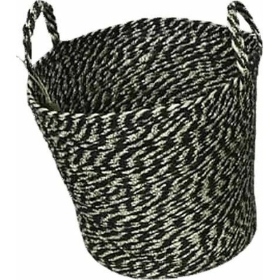 Košík, přírodní, černý, ø 33 cm BH30395789-02