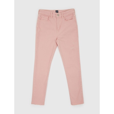 GAP Детски дънки висока талия с цвят GAP GAP | Rozov | Момичешки | 152