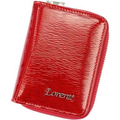 Lorenti Barebag kožená malá dámska peňaženka RFID červená