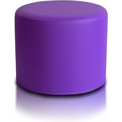 ECOPUF Taburetka - ROLLER - ekokoža E7 - Fialová
