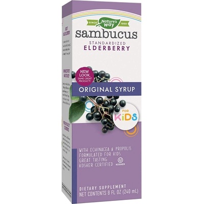 Nature's Way Sambucus For Kids Night Time Syrup 120 ml [120 мл]