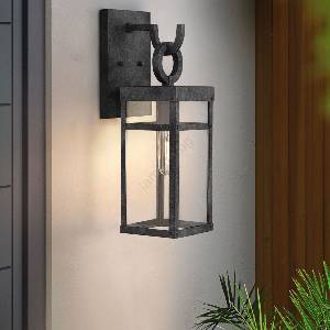 Elstead Lighting Quintiesse QN-PORTER-M-DZ - Външно стенно осветително тяло PORTER M 1xE27/60W/230V IP44 черно (ED1103)
