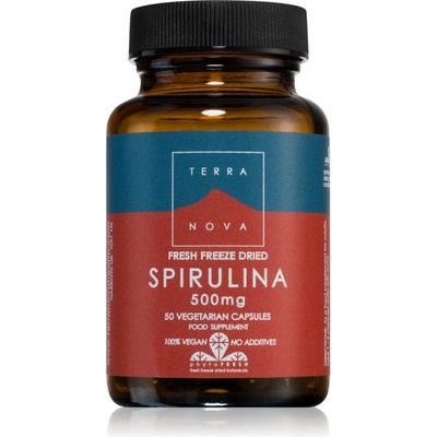 Terranova Health Spirulina 500mg BIO kapsuly na detoxikáciu organizmu a podporu imunity 50 kapsúl