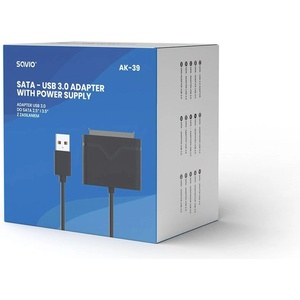 SAVIO AK-39 Адаптер от USB към SATA 2, 5" (AK-39) (AK-39)