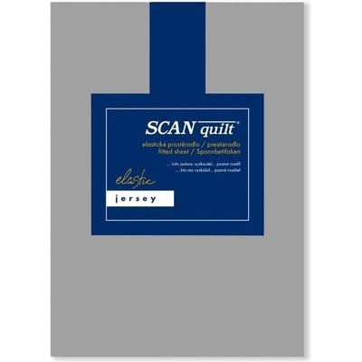 SCANquilt bavlna prostěradlo s gumou 90x200