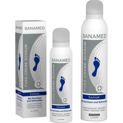 Sanamed Saphir krémová pěna na nohy 150 ml