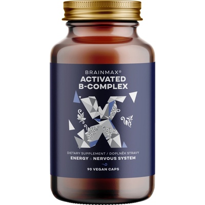 BrainMax Activated B-Complex 90 rastlinných kapsúl