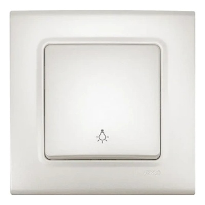 Panasonic БУТОН СТЪЛБИЩЕН VIKO LIn Life 90403003 ПЕРЛА (90403003)