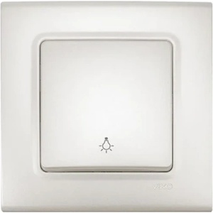 Panasonic БУТОН СТЪЛБИЩЕН VIKO LIn Life 90403003 ПЕРЛА (90403003)