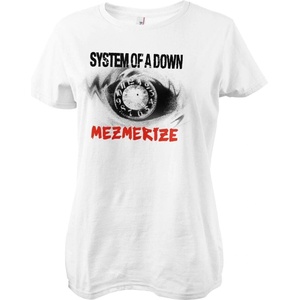 System of a Down Mezmerize Clock White M Дамски Риза (WMX-5-SOAD003-H95-11-WH-M)