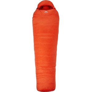 Mountain Equipment Пухен спален чувал Mountain Equipment Xeros Down sleeping bag - Cardinal Orange - размер Long (513-1436-0112) Спален чувал