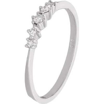 Zlaton Prsten bílé zlato s diamanty 000200112206
