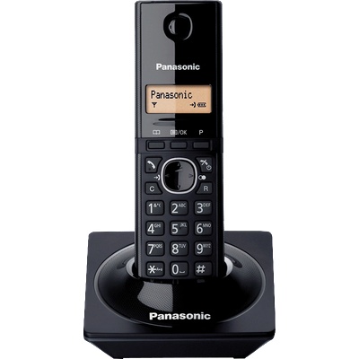 Panasonic Безжичен DECT телефон Panasonic KX-TG1711 - черен (B1015082)