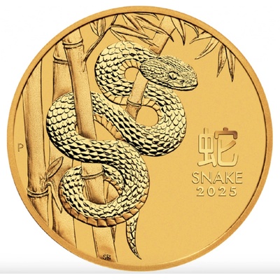 Perth Mint zlatá mince Rok Hada 2025 1/4 oz
