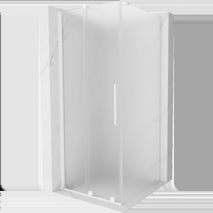 Mexen Velar плъзгаща се душ кабина 100 x 100 cm, матирана, бяла - 871-100-100-31-20 (871-100-100-31-20)