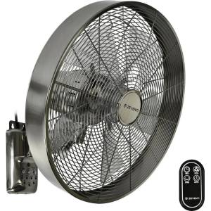 ZEVENTI - Стенен вентилатор freeze 50w/230v Ø 40 см хром + дистанционно управление (zv0020)