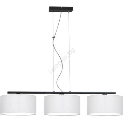 BELIS Полилей на въже ASTRA 3xE27/60W/230V бяла (BE0344)