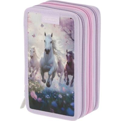 Herlitz Несесер с пособия Herlitz - Whisper Mane, 3 ципа (400205915)