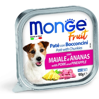 Monge Adult Dog Fruit paté bravčové a ananás 100 g